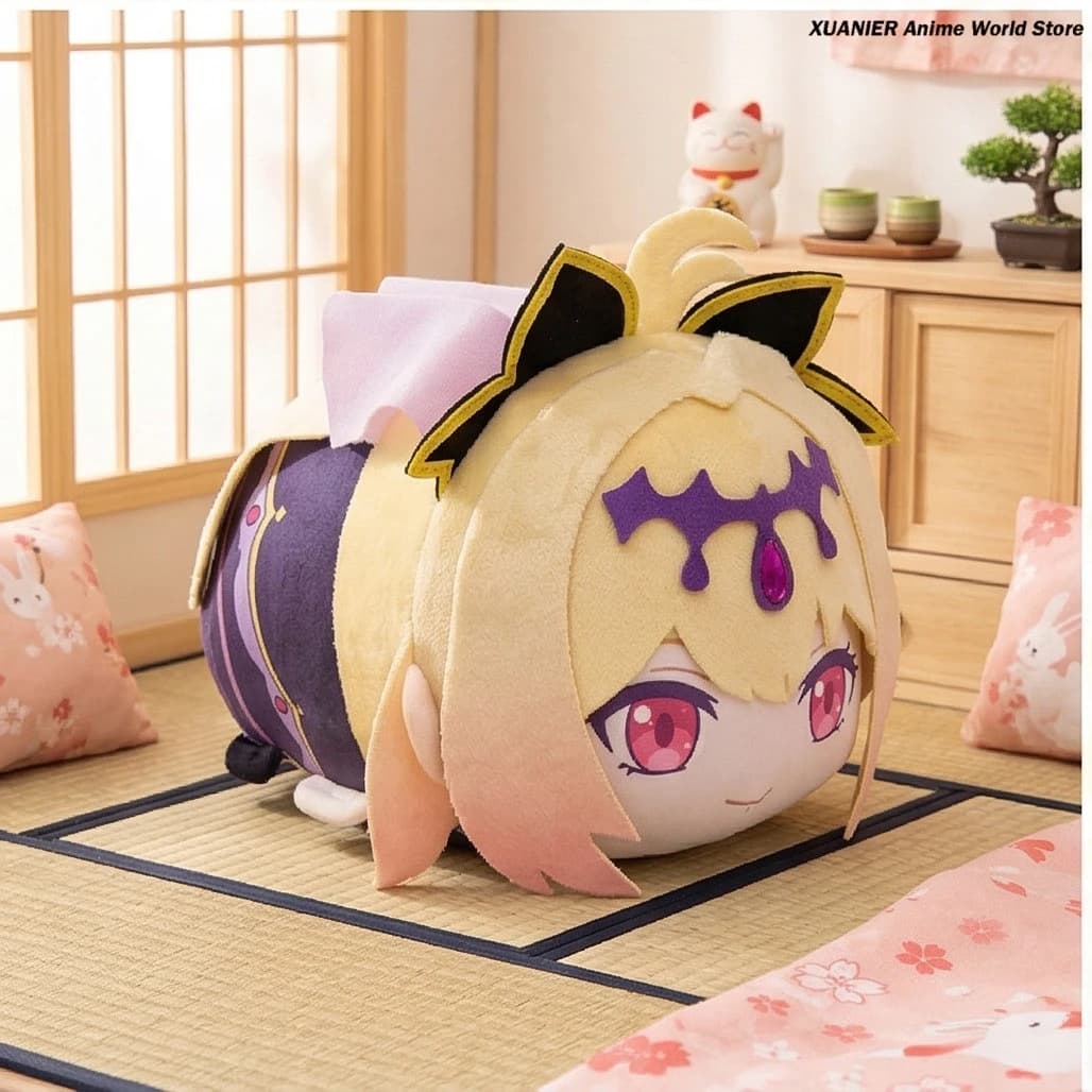 Cuscino Decorativo 30CM Personaggio Anime Moria Ruruka, Mascotte Papa Dango, Cuscino per Schiena Cosplay