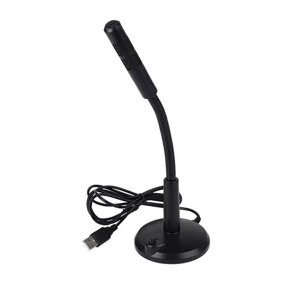 Microfono USB da tavolo Microfono omnidirezionale da 3,5 mm per PC, laptop, computer, per giochi, registrazione, chat, canto, riunioni