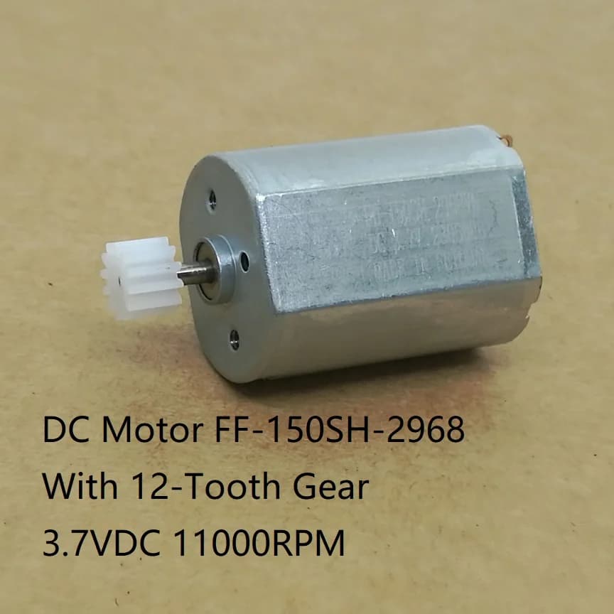 1PCS DC Motor FF-150SH-2968 12-point gear 3.7VDC 11000RPM Brand New Motor 150 For Electric Brush/Lime for Electric Foot