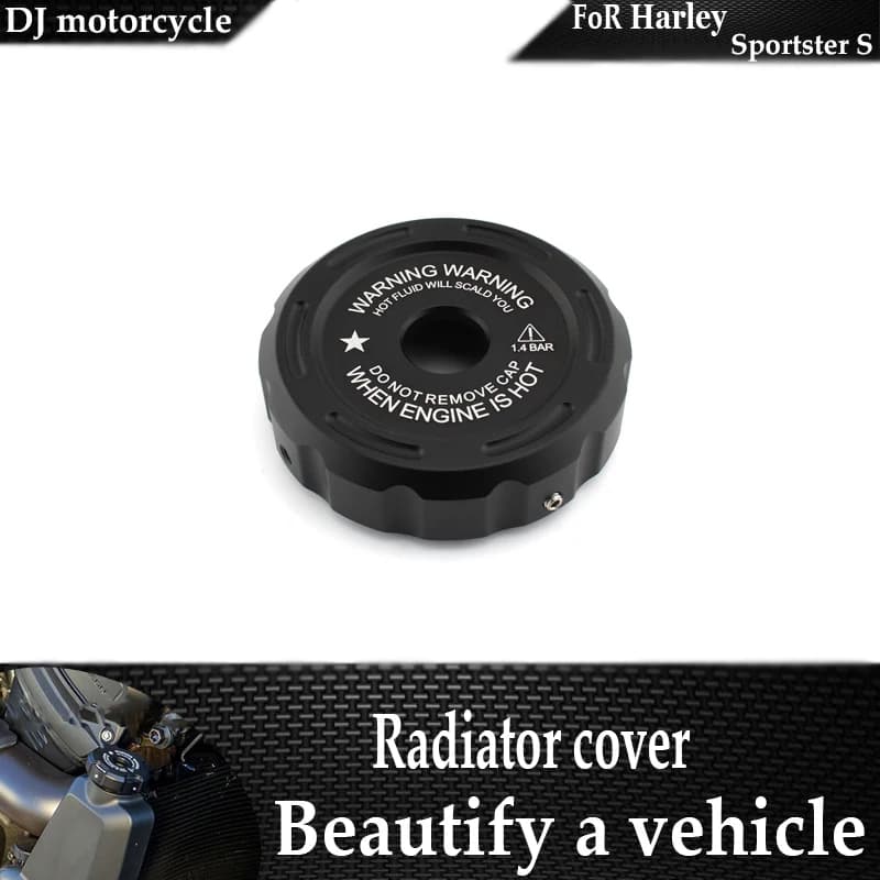FOR Harley Davidson RH1250s Sportster S 1250 Nightster 975 RH975 CNC Black Aluminum Laser Engraved Replacement Radiator Cover