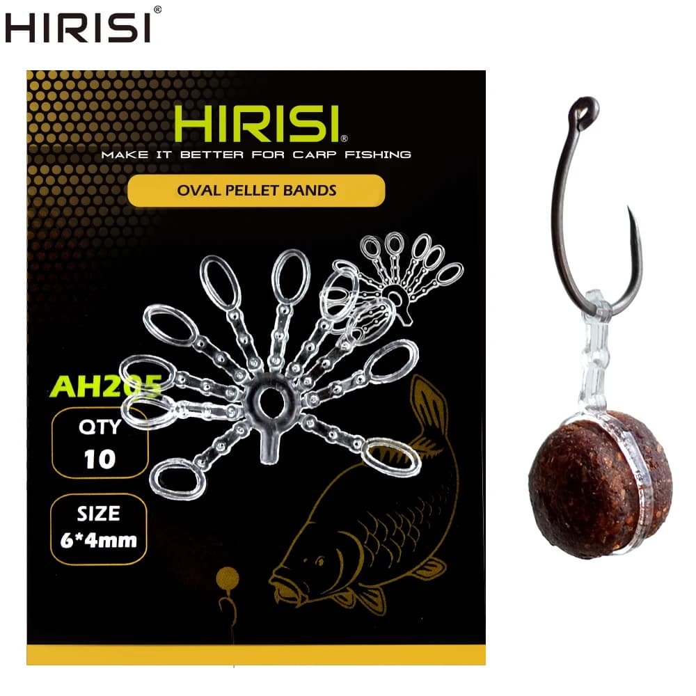 20 pezzi accessori per la pesca alla carpa esche fasce per Pellet Boilie elastiche per attrezzatura da pesca grossa alla carpa AH206