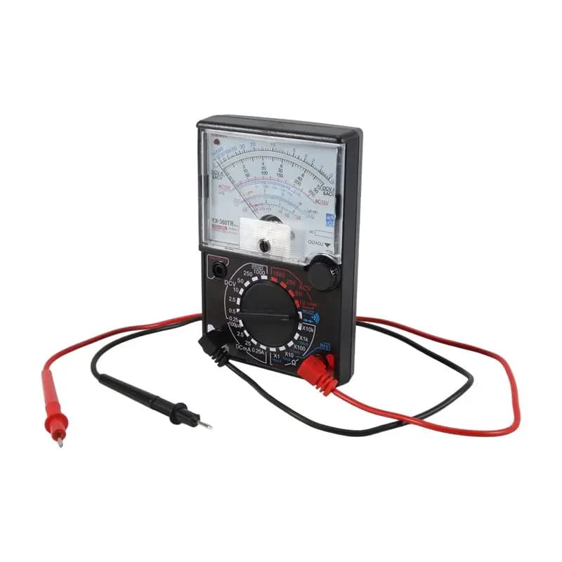 Nuovo Multimetro a Puntatore YX-360TRE-L-B con Misurazione AC/DC, Penna Tester, Luce Indicatrice e Segnale Acustico, Amperometro, Voltmetro, Misuratore di Resistenza