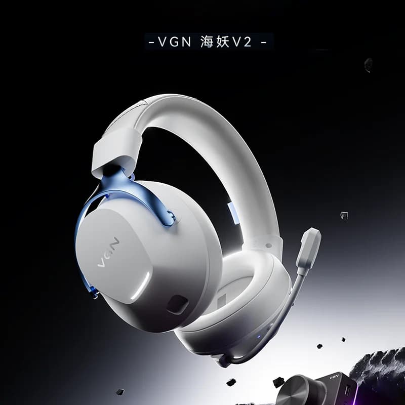 VGN New Sea monster V2 Pro Max 2.4G Wireless Bluetooth 5-Mode Connection Low Latency Professional Gaming Headset