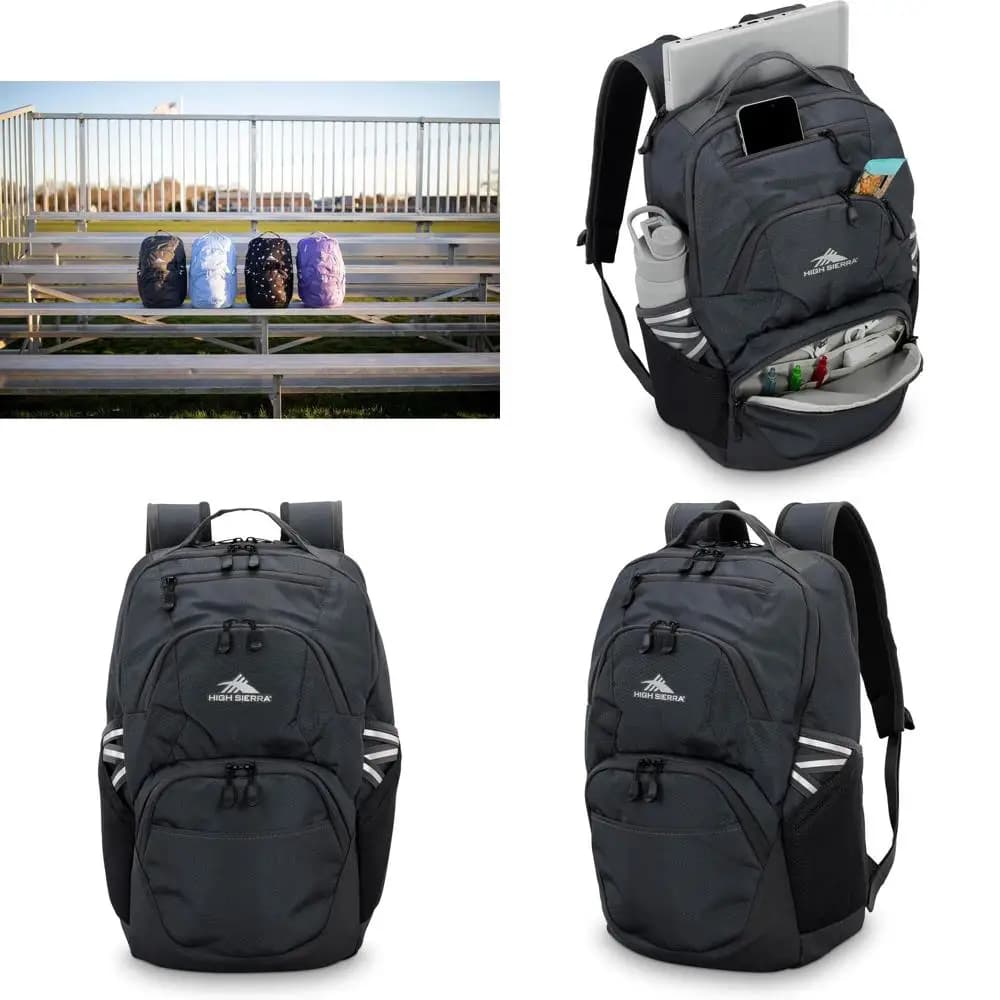Zaino per laptop Mercury High Swoop SG con custodia per tablet e protezione anticaduta per viaggi o lavoro