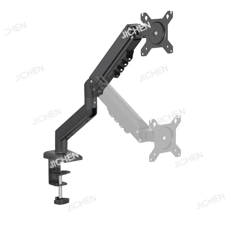 JCQ Desk Monitor Support Neu with Air Pressure Lift, All-in-One Black Machine, 32 Inch Computer Support