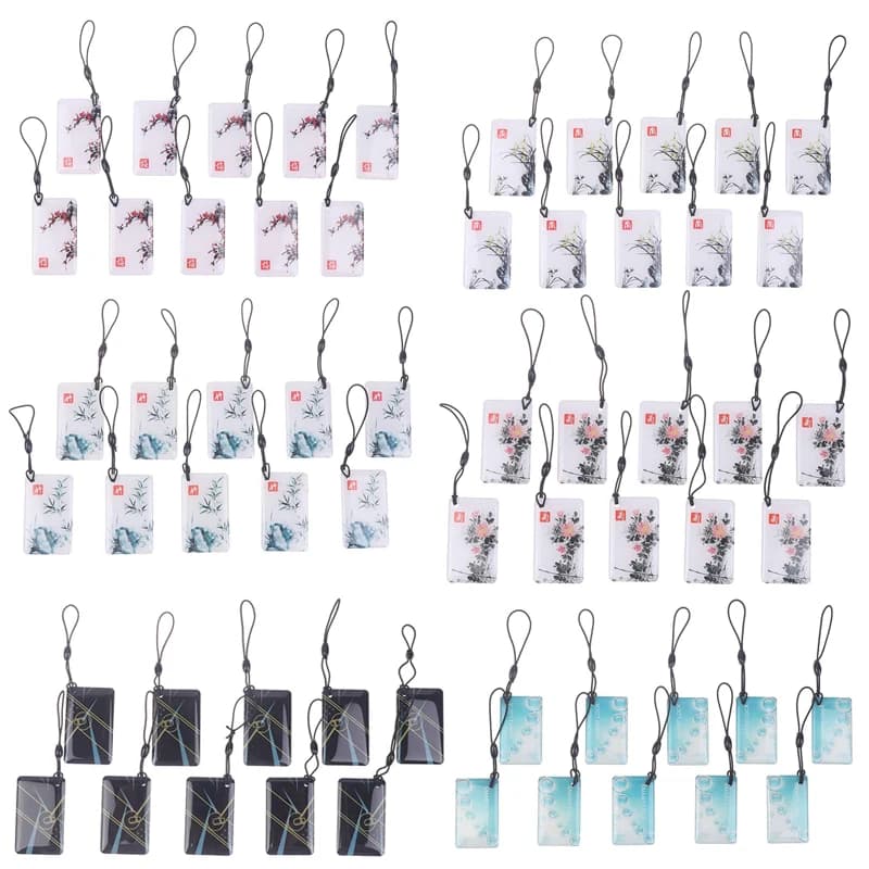 10Pcs/pack 13.56Mhz IC Card TTlock BLE Electronic Smart Door Lock Card Digital Smart Fingerprint Locks Unlock Small RFID Card