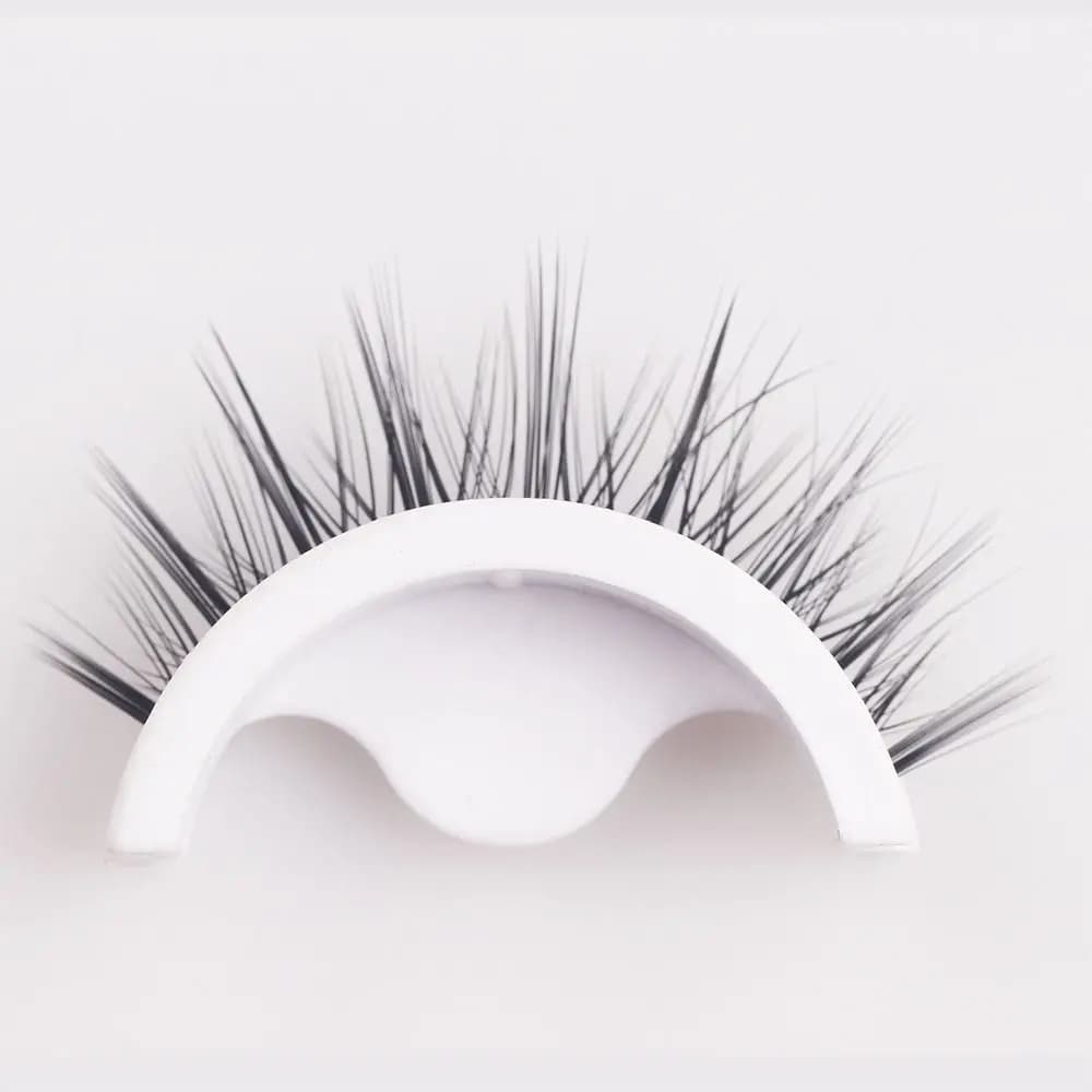 Auto-adhesive Faux Eyelashes with Spare Parts, Long Duration, Reusable, Without Colla, Voluminous Faux Eyelashes for Make-up