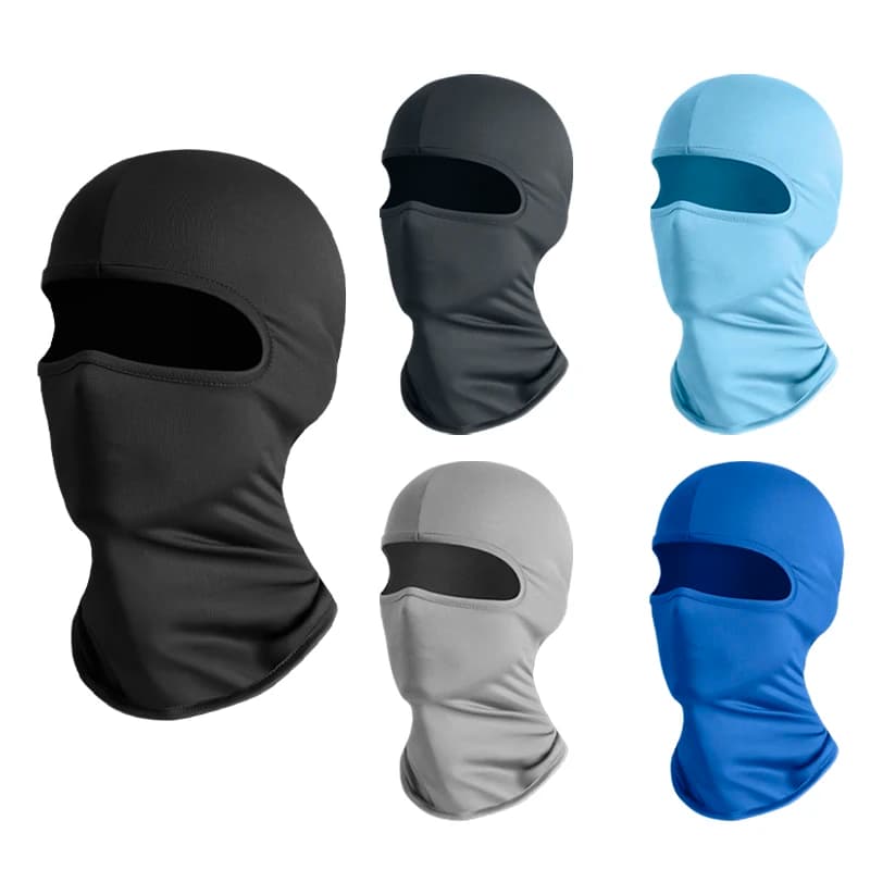 Maschera Traspirante in Seta Ghiaccio con Protezione Solare per Uomo e Donna, Sciarpa Antivento per Moto, Pesca, Bicicletta, Sciarpa Estiva per Viso e Testa