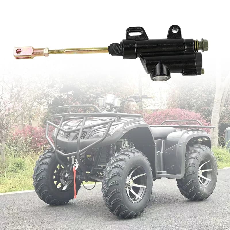 ONLEEYPP Parti Del Motociclo Piede Idraulico Pompa Cilindro Maestro del Freno Posteriore Per 110cc 125cc 150cc 250cc Dirt Pit Bike ATV Off Road