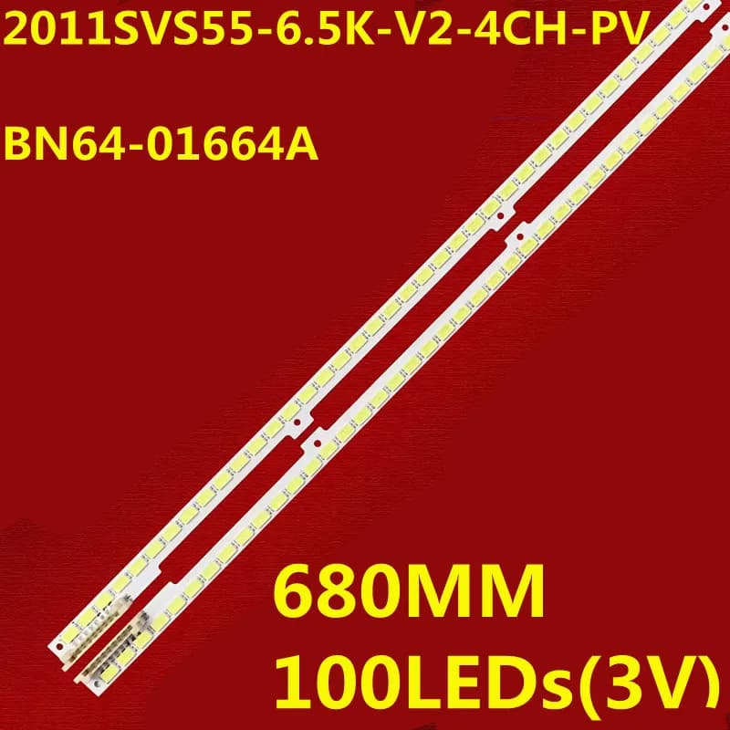 15set LED Backlight Strip For UN46D6400 UN55D6300 UA55D6000SJ UA55D6400SJ UA55D6600WJ 2011SVS55-6.5K-V2-4CH-PV BN64-01664A
