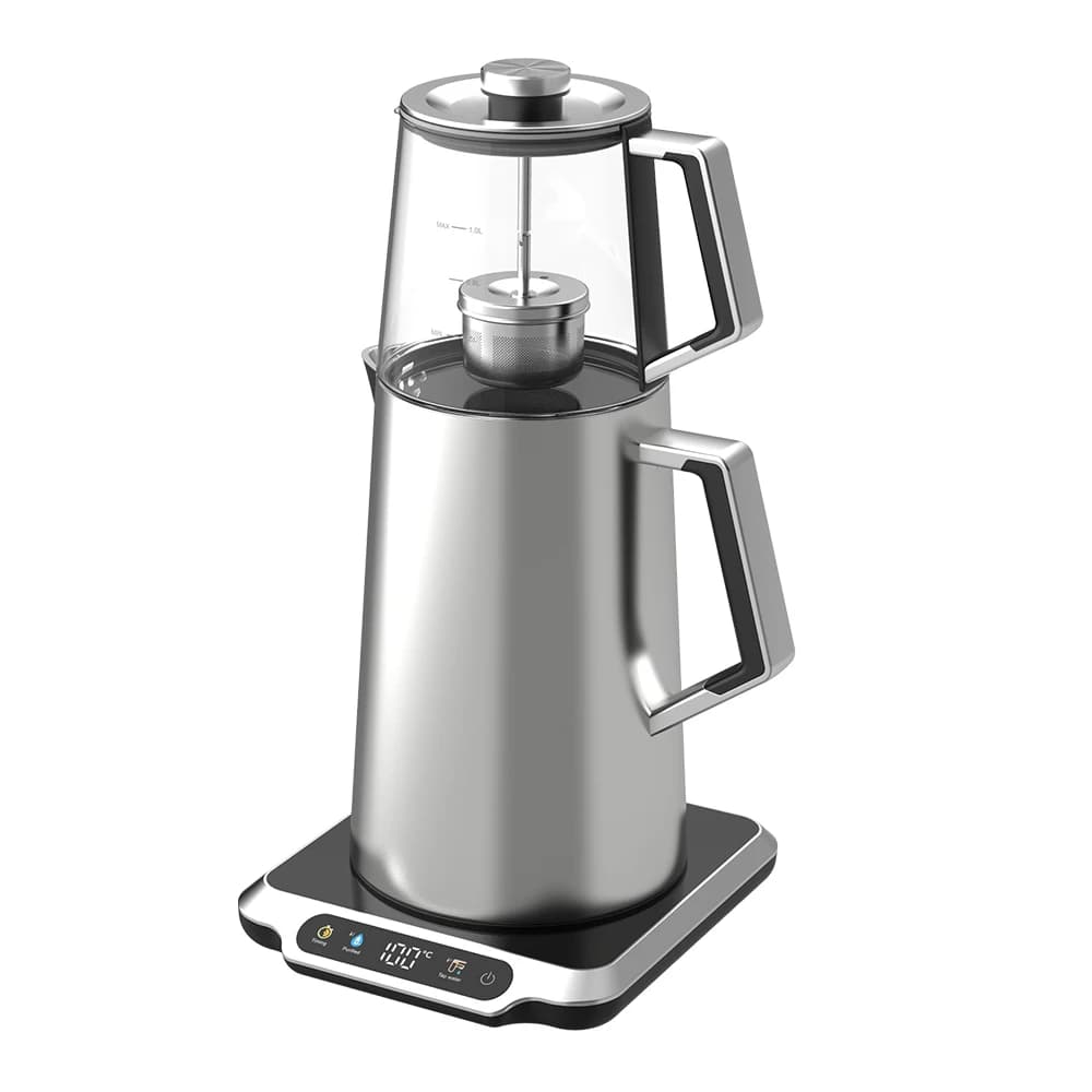 Mini Travel Portable 2.7 Liter Body Glass Boiler Electric Kettle with Boil Timer