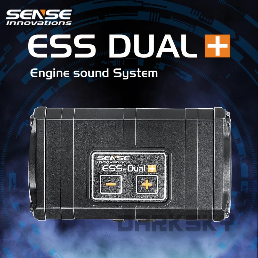 SENSE ESS-DUAL 2 Speakers Simulator Motor Sound Simulator For 1/8 1/10 RC Remote Control Model Auto Crawler Axial SCX10 T4