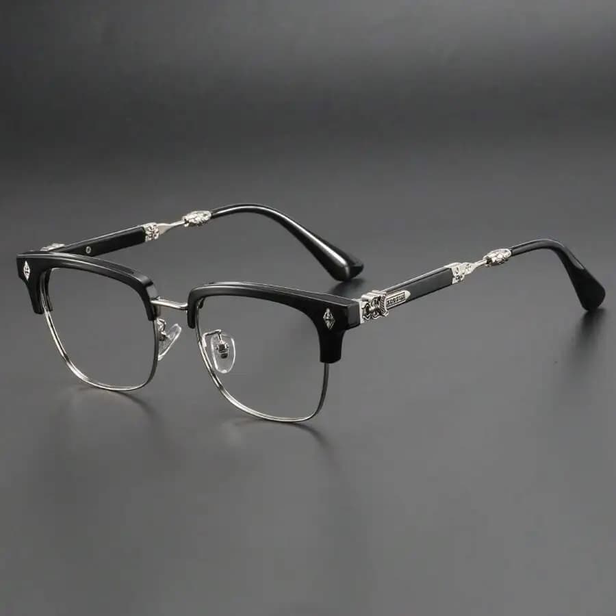 1pc Men's Retro Round Shape Fashion Fashion Glasses, Versatile Street Style Suitable For Runway, Beach, Fashion Styling, Anti-Wind