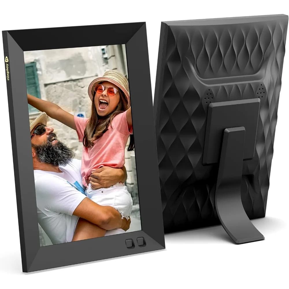 Cornice Digitale WiFi Smart da 8 Pollici per Condivisione Familiare, App Mobile, Email, Regalo Preimpostato