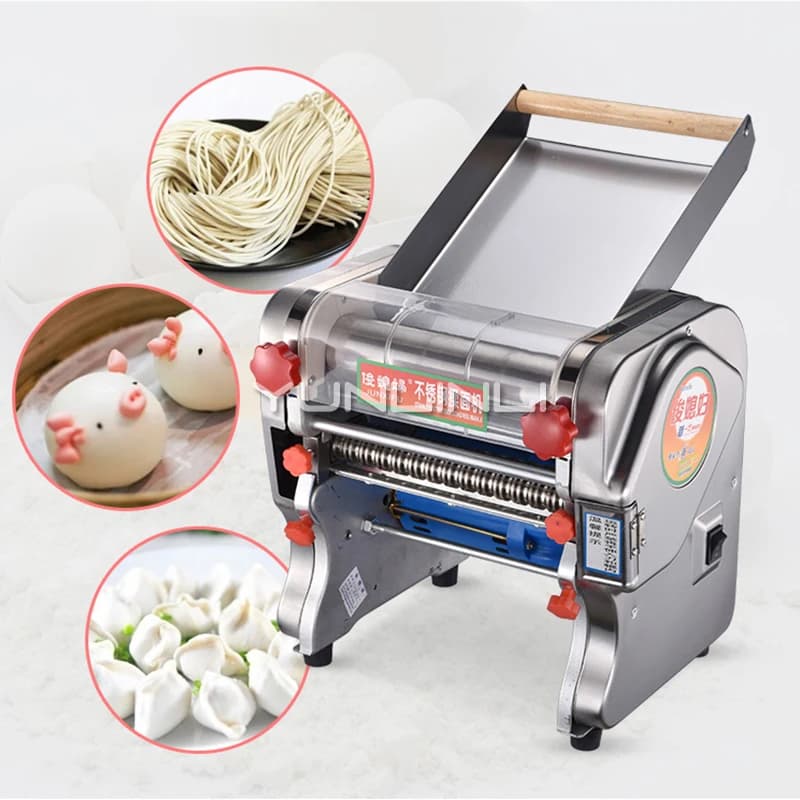 Macchina per pasta domestica Macchina per noodle elettrica Macchina per pressa Pressa per farina commerciale Macchina per fare 220 tipo 2025 Nuovo