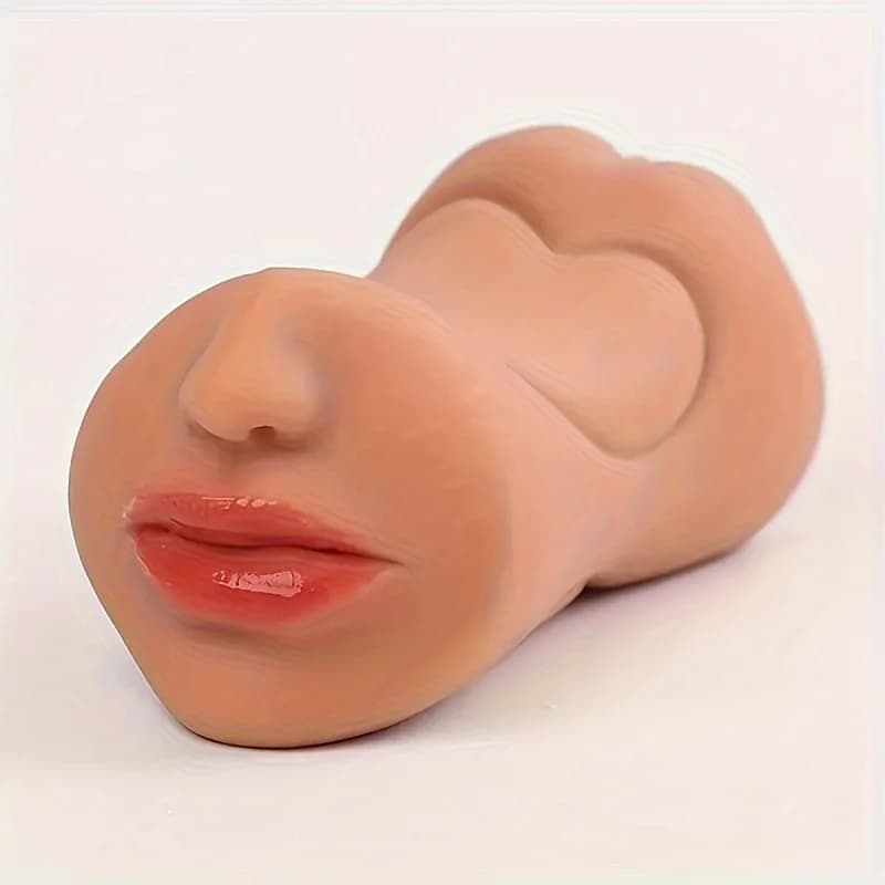 1pc Masturbatore Maschile 3-in-1 Realistico Della Vagina Bambola Del Sesso Orale con 3D Strutturato Della Vagina Figa Tascabile Portatile Per Il Masturbatore Maschile
