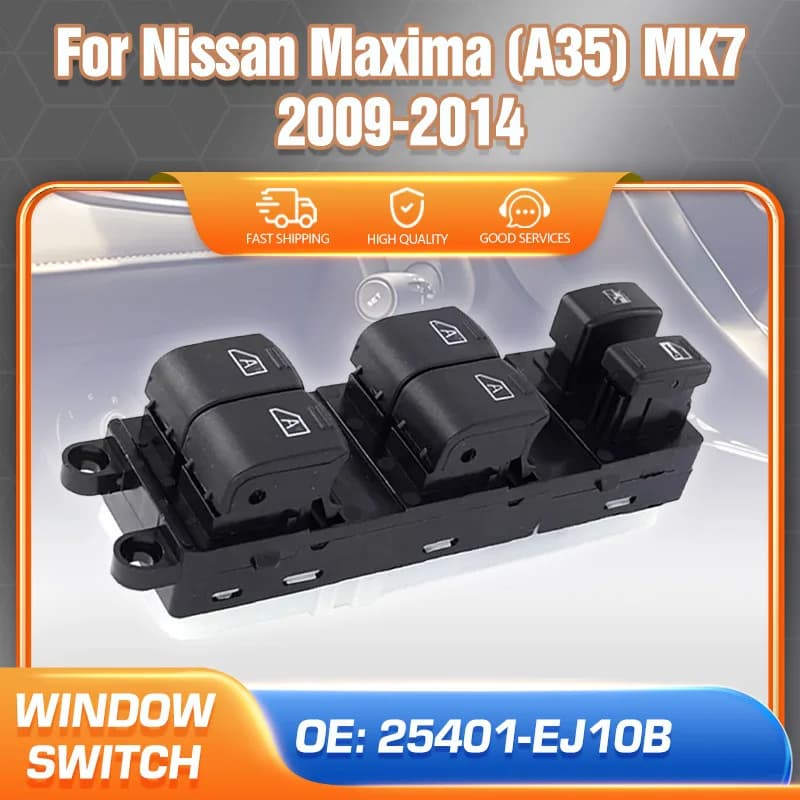 Accessori auto Lato Guida Finestra Principale Pulsante Interruttore 25401-EJ10B Per Nissan Maxima A35 MK7 2009 2010 2011 2012 2013 2014