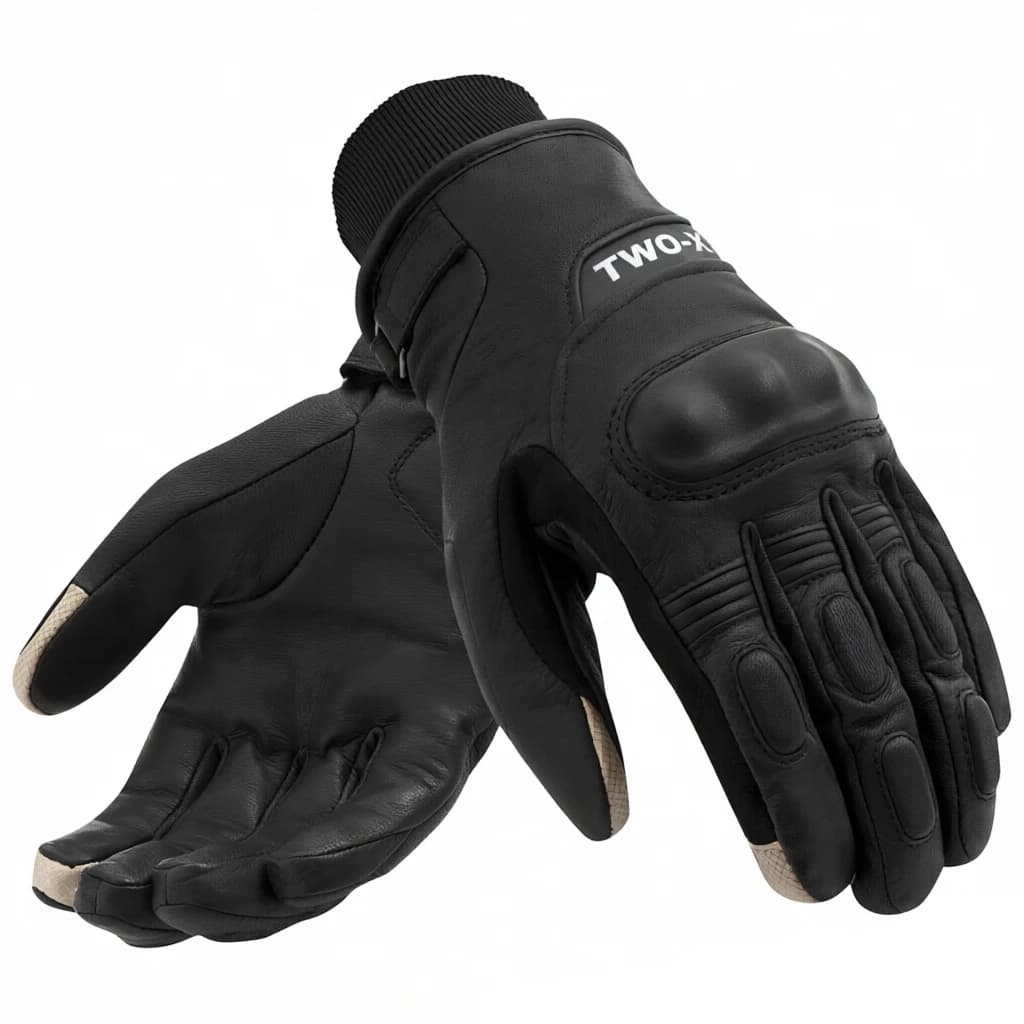 Warm Boxxer H2O Windproof Touring Motorcycle Gloves Black Moto Off Road Racing Gloves Men Size M-XXL