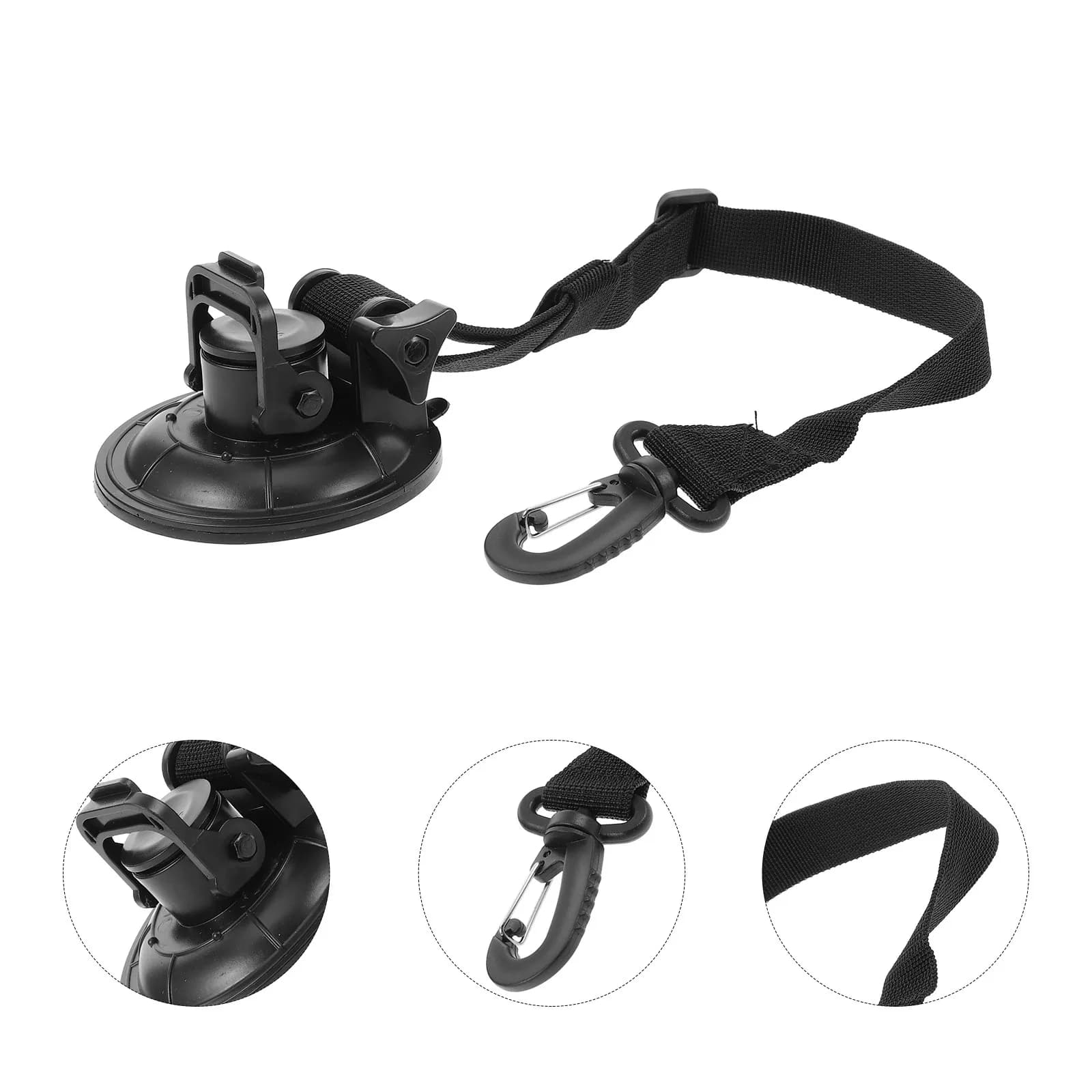 Gancio a ventosa per tenda da campeggio, resistente, portata elevata, portatile, riutilizzabile, per appendere asciugamani, chiavi, ghirlande, per auto, camper, uso esterno