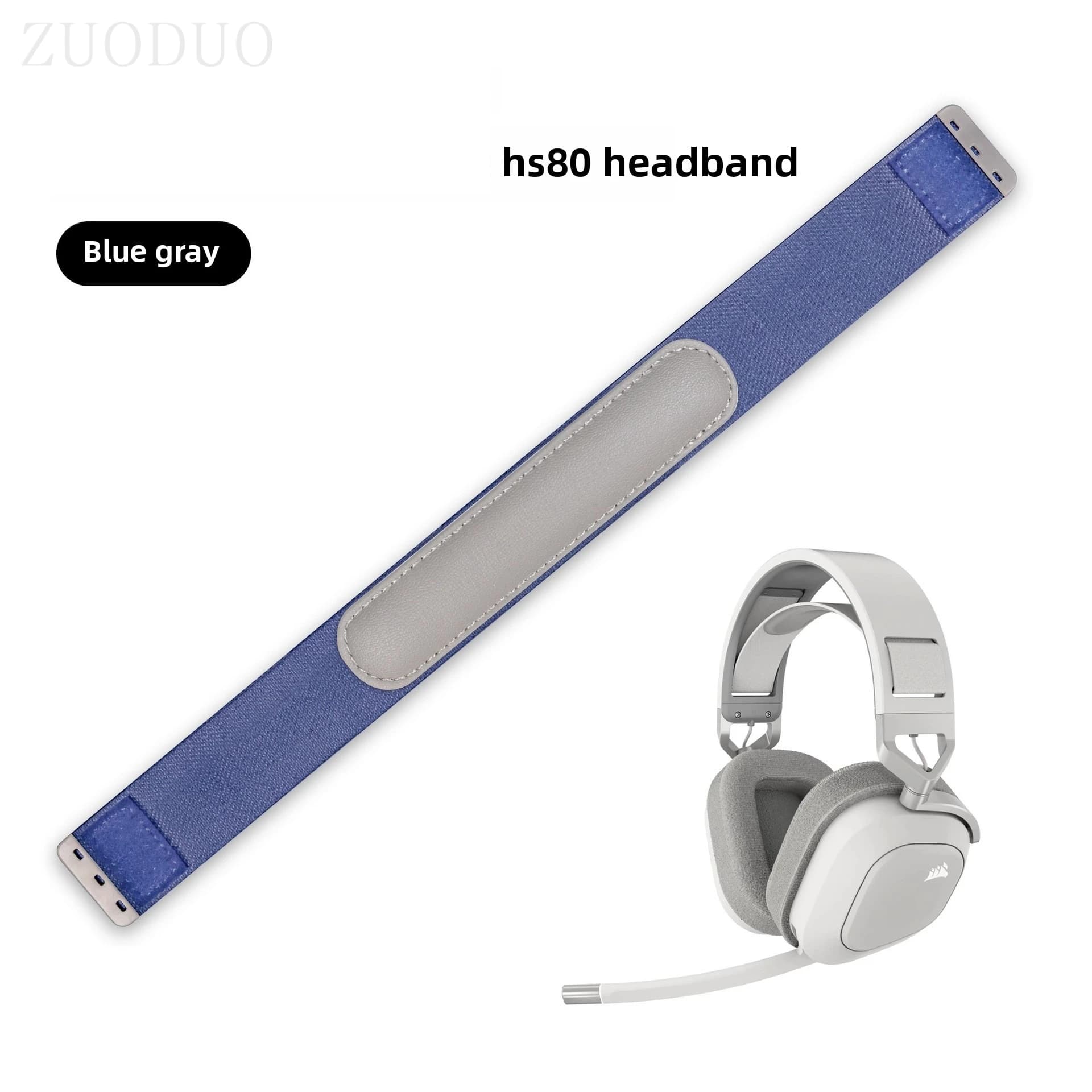 NUNUVV Cuscinetti auricolari di ricambio/cuscino per fascio di testa per cuffie CORSAIR HS80 RGB/HS80 MAX Cuscinetti/orecchie in memory foam morbido,