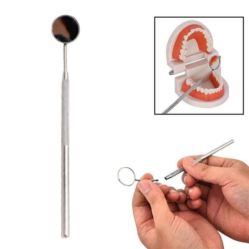 Dental Mirror Mouth Mirror Stainless Steel Detachable Mirror Teeth whitening Tool Cleaning tools Teeth whitening test reflector