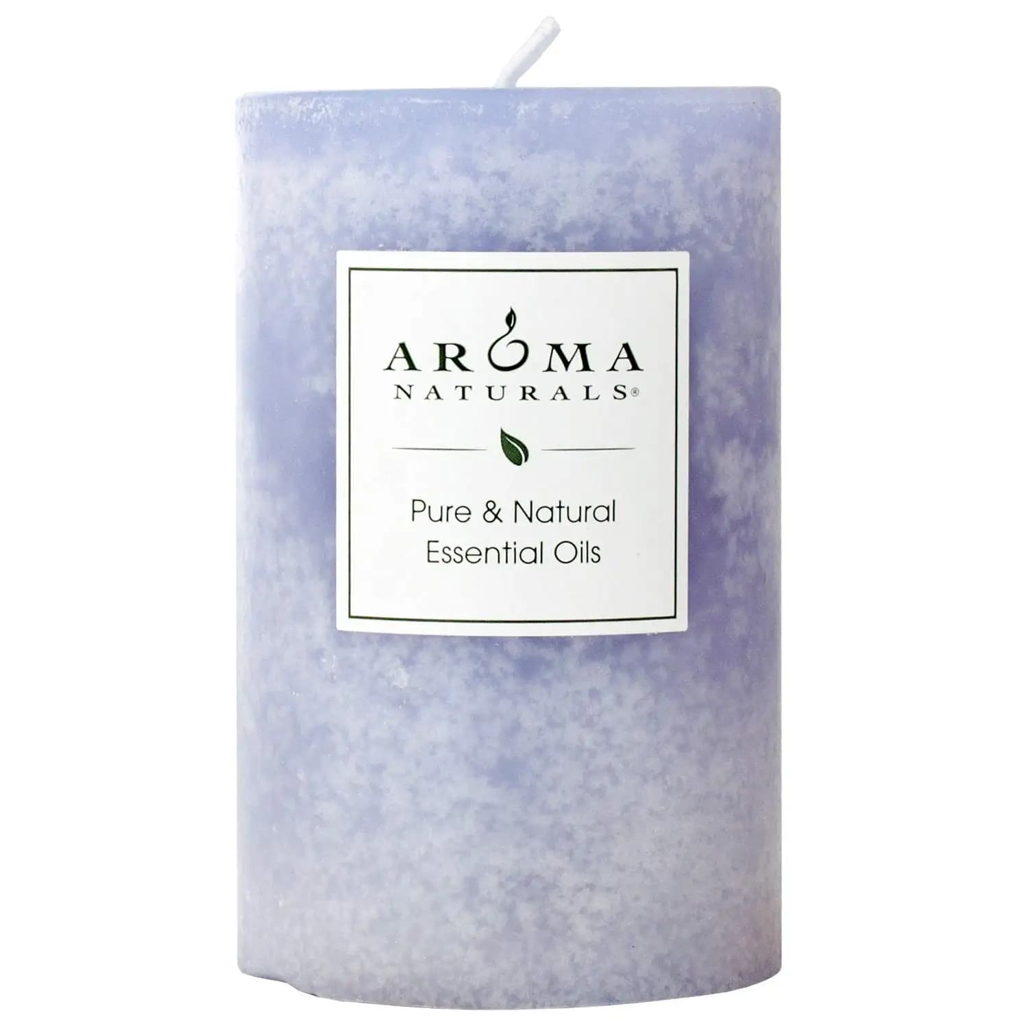 Essential Oil Tranquility Pillar Candle, 2.5" X 4", Lavender, 11 Ounce