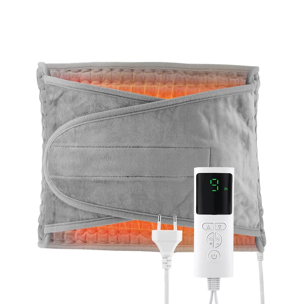 Tappetino riscaldante elettrico Coperta termica per fisioterapia calda Ufficio Casa Controllo della temperatura Cintura in vita Riscaldamento Schiena Mano Gamba Addome