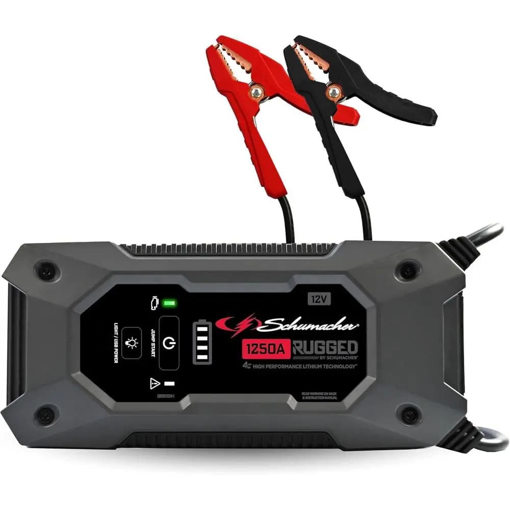 Avviatore di Emergenza 3-in-1 per Auto, Power Bank Portatile, Ricarica Dispositivi USB e Alimenta Batterie 12V