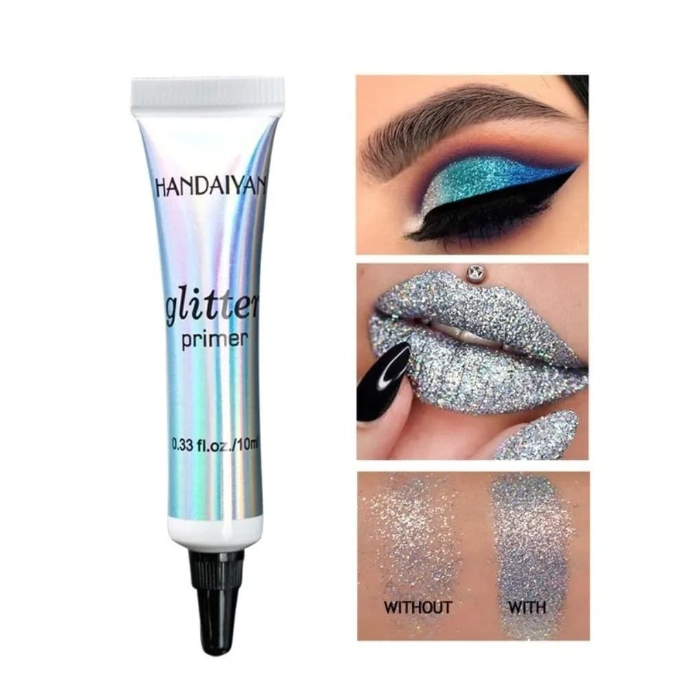 New 10ml Glitter Primer Shiny Cream Long-wearing & Colorful Makeup Glue Brilliant Makeup Sequin Primer for Eye Makeup