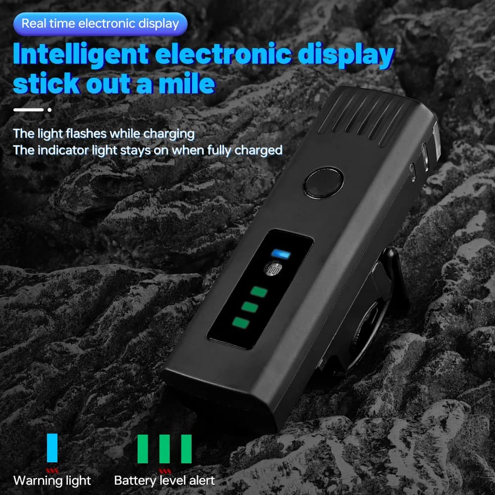 X-Tiger 400 Lumen Luce anteriore Bicicletta TYPE-C Ricaricabile Mountain Bike Faro Ad Alta Luminosità Smart Bike Luce Pendolarismo