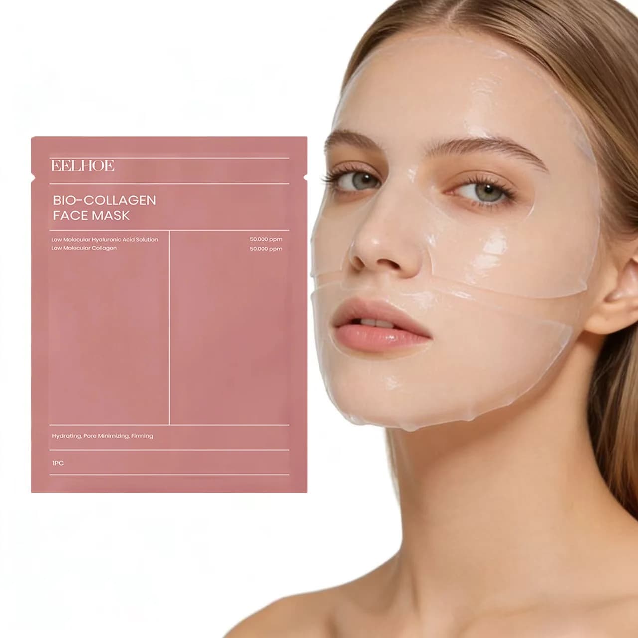 1/5/10PCs Bio Collagen Mask Reducing Pores Hydrating Deep Night Mask Hydrating Refreshing Face Skin Care