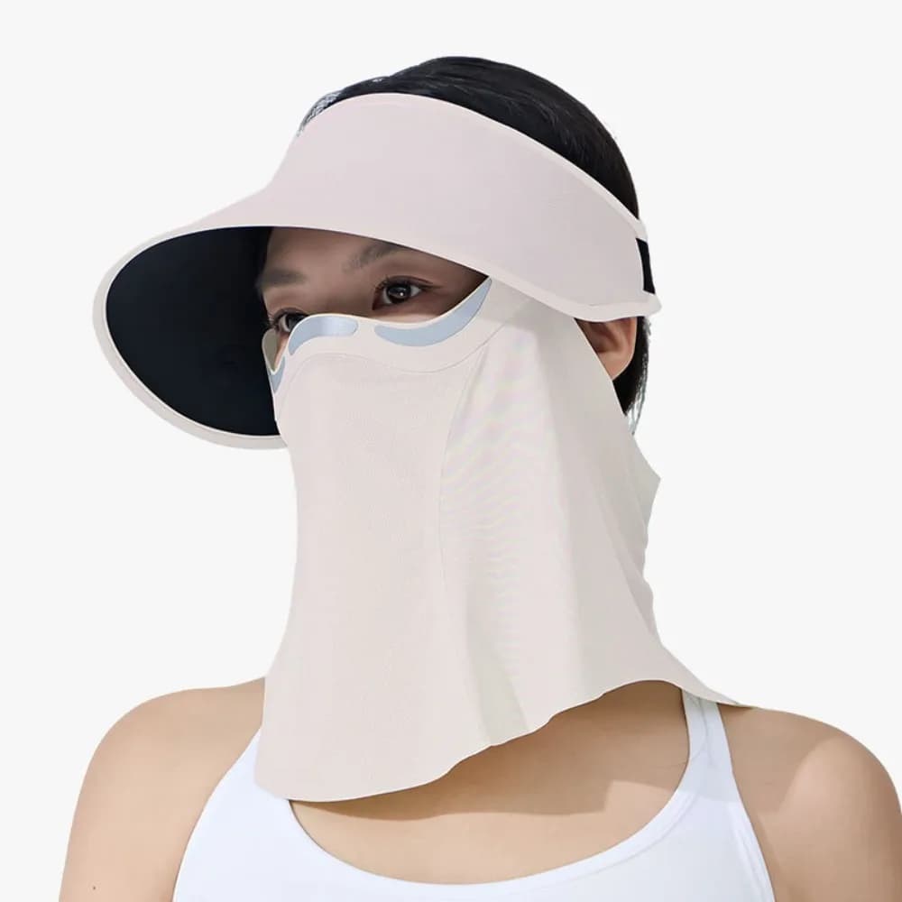 Anti-ultraviolet Sun Protection Magnetic Mask Does not squeeze the face Breathable Ice Silk Full Protection Veil Detachable