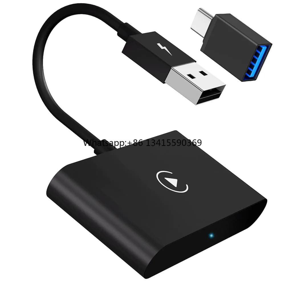Carplay Wireless Adapter for iPhone Dongle Wireless Carplay USB-A/USB-C Carplay2air IOS10 Wireless Adapter for Car from 201