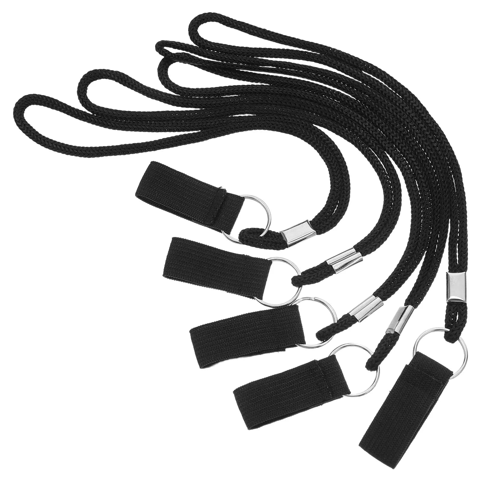 10Pcs Trekking Pole Wrist Straps Anti-Loss Elastic Flat Hand-Braided Strap for Hiking Walking Cane Mountaineering Poles