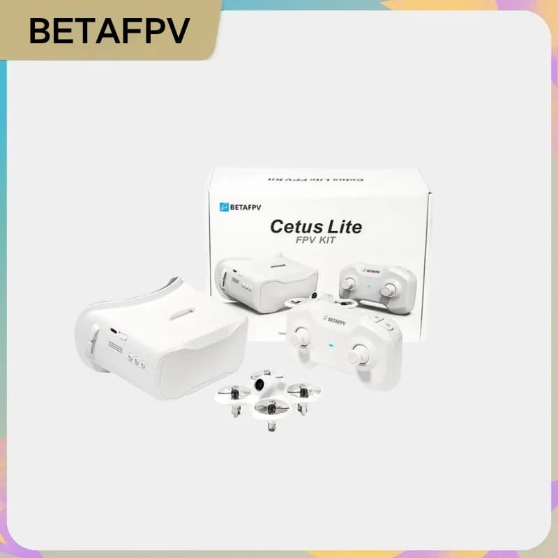 BETAFPV Kit FPV Cetus Lite con motore spazzolato 716-19000KV, batteria VTX da 25 mW e BT2.0 300 mAh 1S per quadricottero RC per principianti