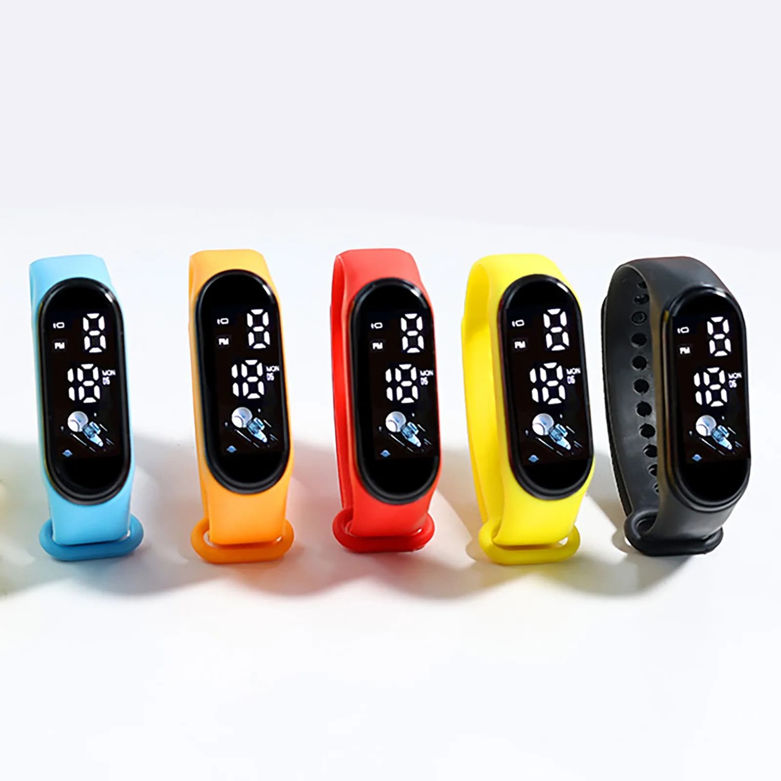 Smartwatch Kawaii for kids, fashionable outdoor waterproof sports watch, digital watch for kids and girls, silicone watch for kids.