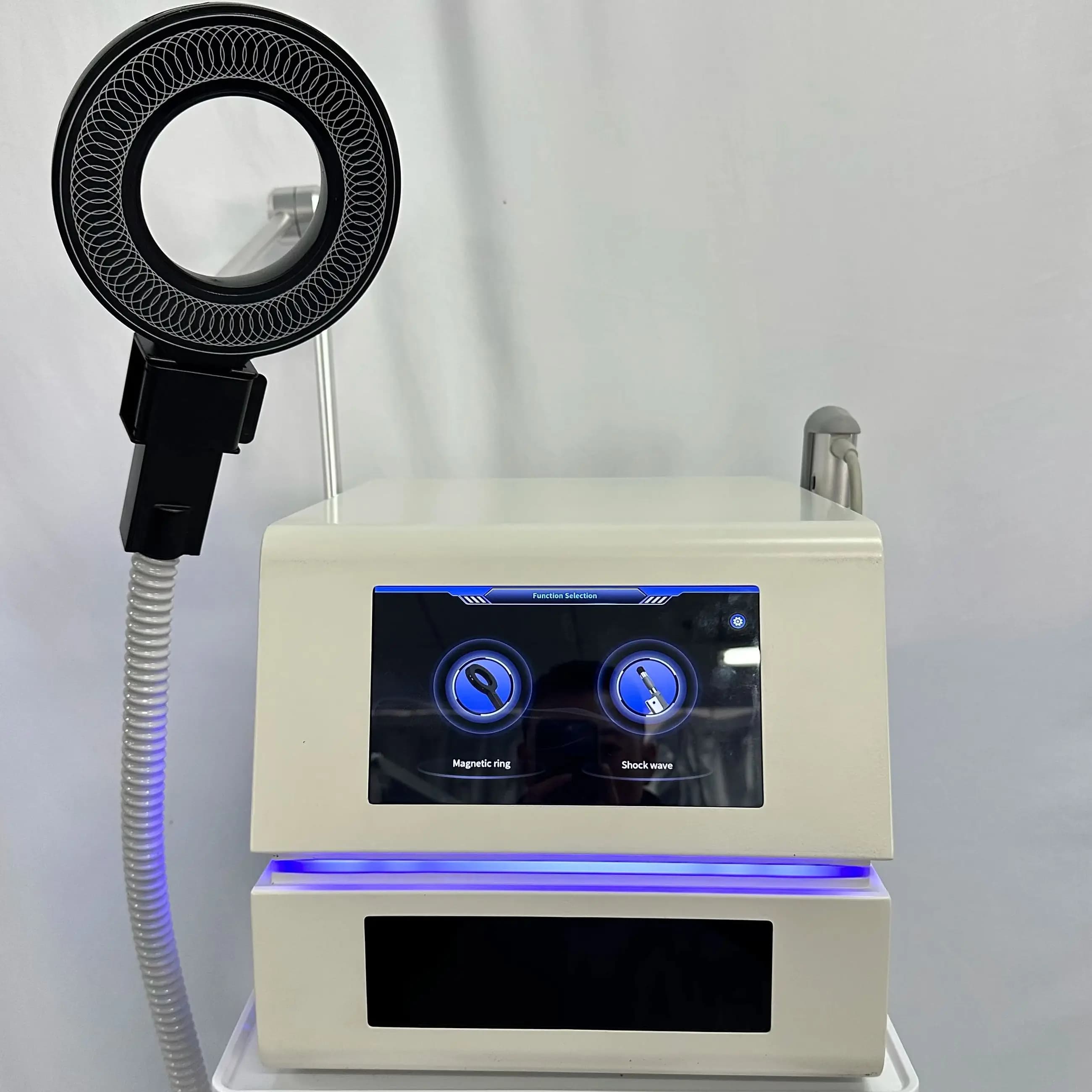 2-in-1 device for Muscular Massage and Magnetic Therapy, Percussion Massage for Relief from Pain and Massage Deep Textile, Domestic Use