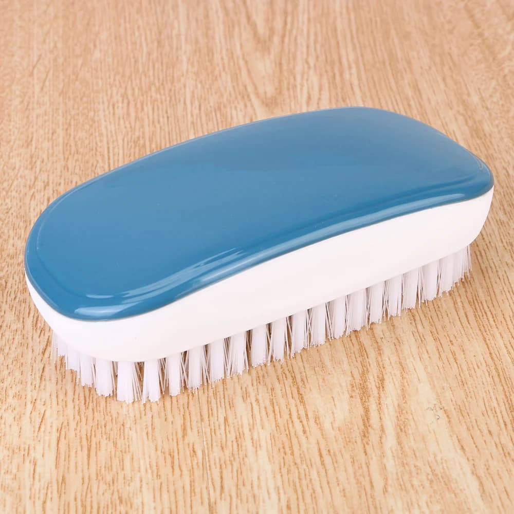 Spazzola per bucato in plastica per uso domestico, con setole rigide, per lavare vestiti, scarpe e calze, ideale per cucina e bagno.