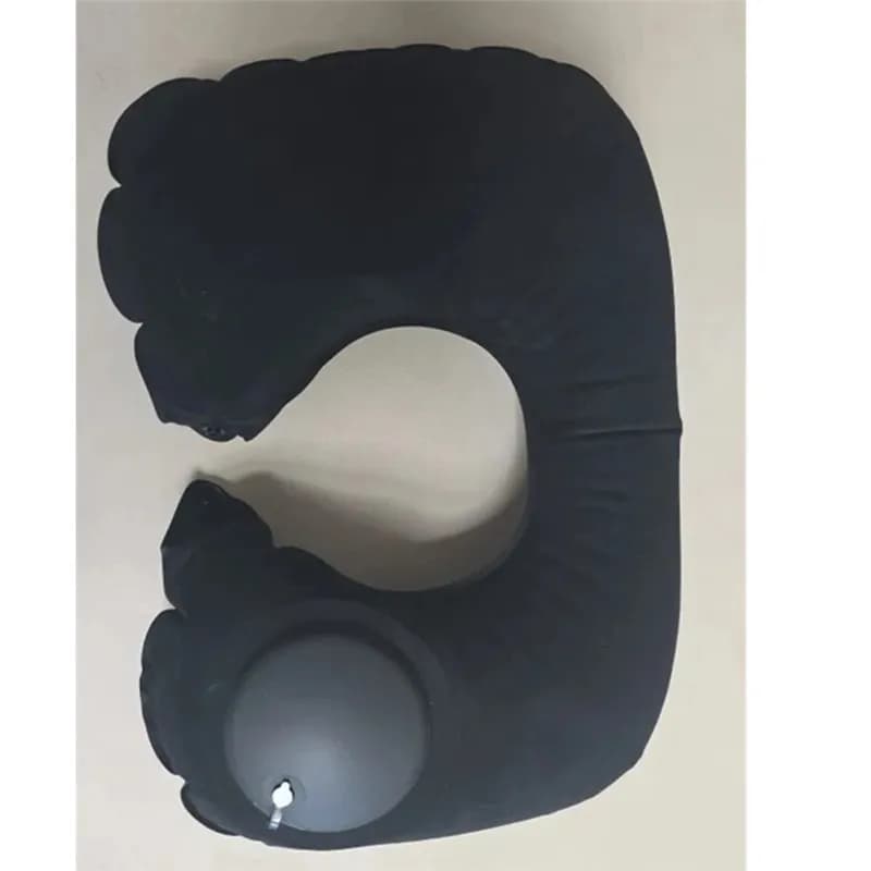 1PC Cuscini da Viaggio Aerei Gonfiabili Super Leggeri Portatili a Forma di U Gonfiabili Automatico Vertebrico Cervicale Cuscino per Il Collo