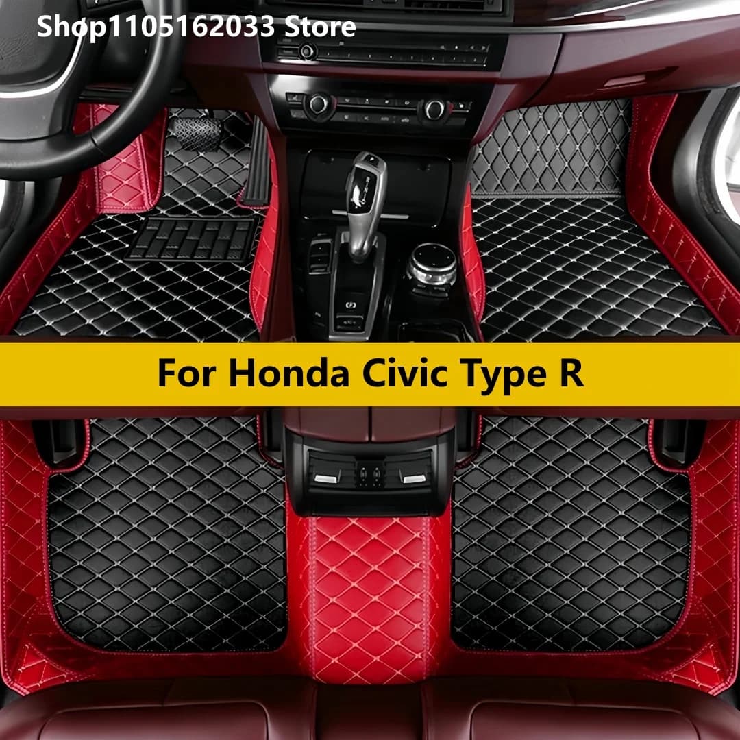 Custom car mats for Honda Civic Type R 2020 2021 2022 2023 2024 2025 2026 Car mat Interior accessories