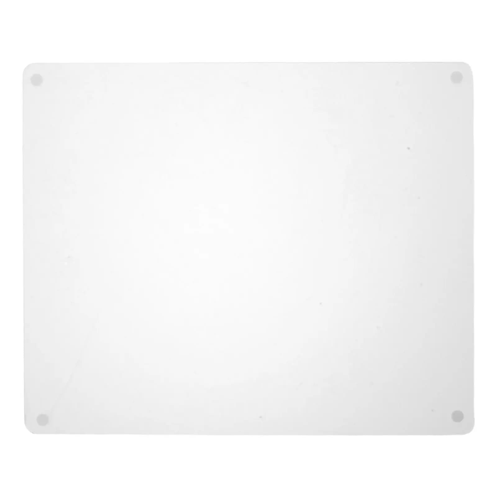 Tappetino per mouse in vetro smerigliato, trasparente, antiscivolo, tappetino da scrivania trasparente, per gaming, ufficio, lavoro, laptop, tastiera del computer, decorazione 36x30cm