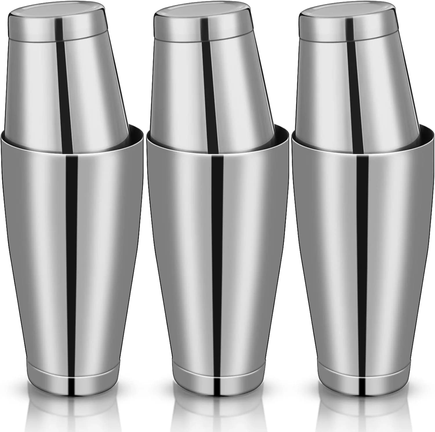 Shaker per Cocktail in Acciaio Inox a Doppia Parete con Isolamento Sottovuoto, Bicchiere per Martini, Sistema di Misurazione e Ricette