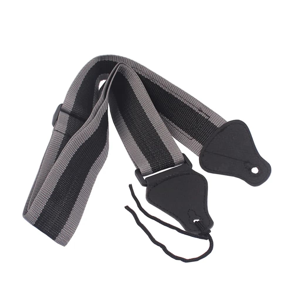 Tracolla Regolabile per Basso Elettrico/Acustico con 3 Portaplettro - Accessorio Essenziale per Chitarra Folk in Legno