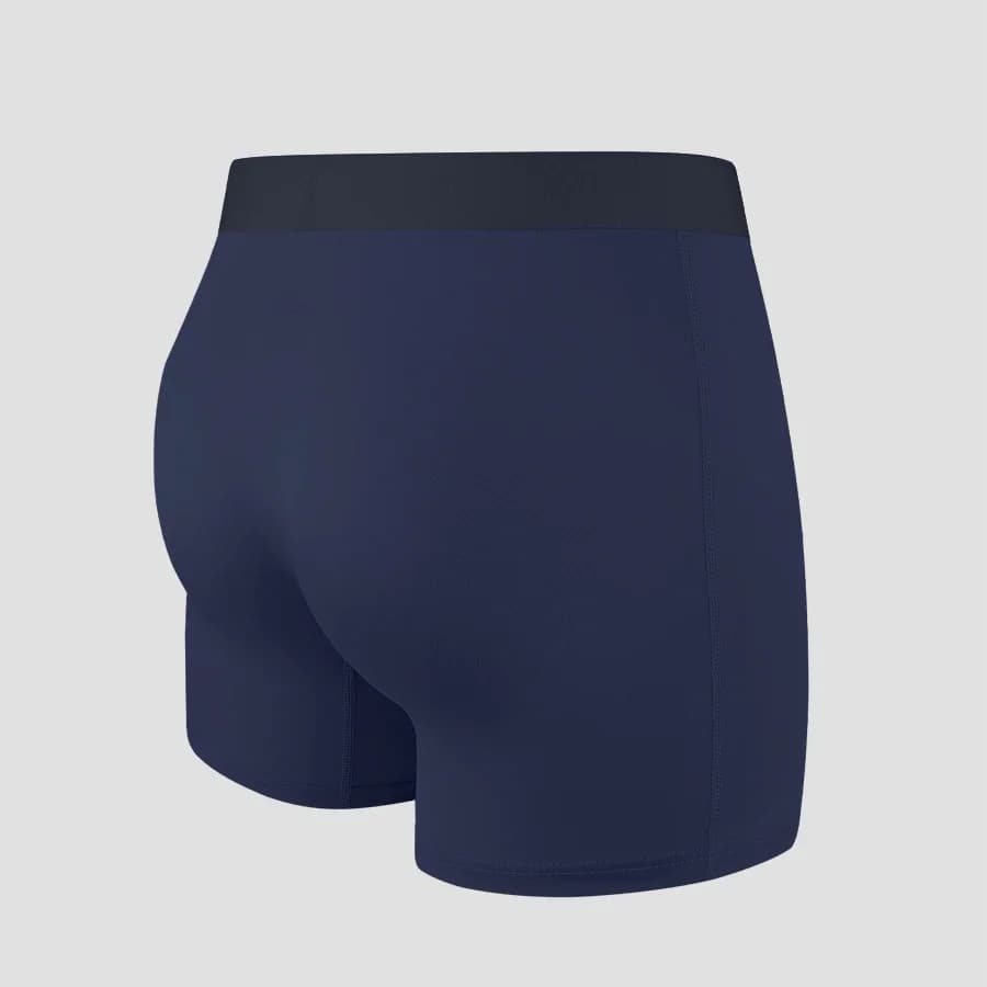 Intimo sportivo da uomo in seta di ghiaccio, da uomo, estivo, sottile, da corsa, traspirante, di grandi dimensioni, con cavallo esteso