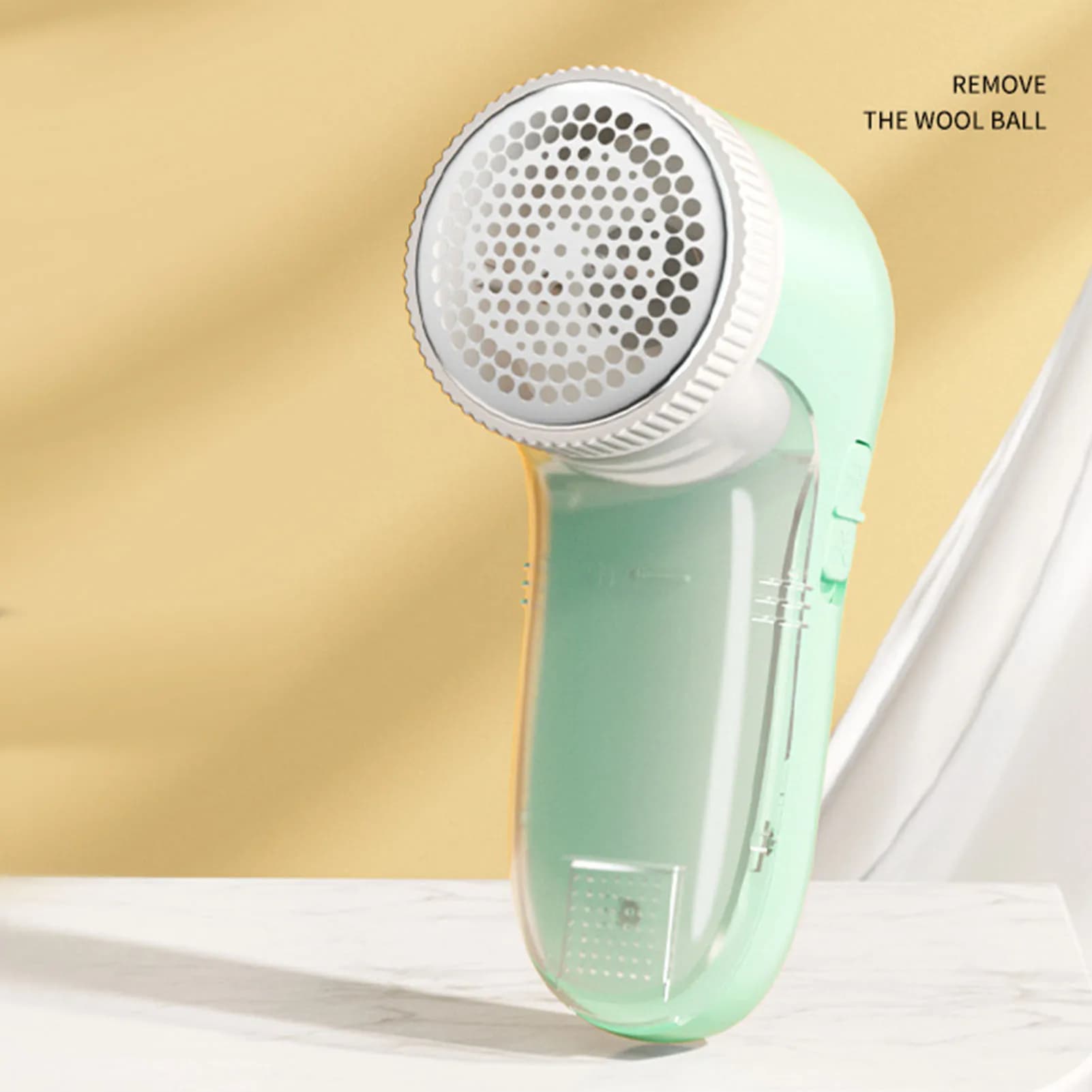 Fabric Shaver Stainless Steel Blade PP Shell Portable USB Lint Remover with 5 Cutter Heads