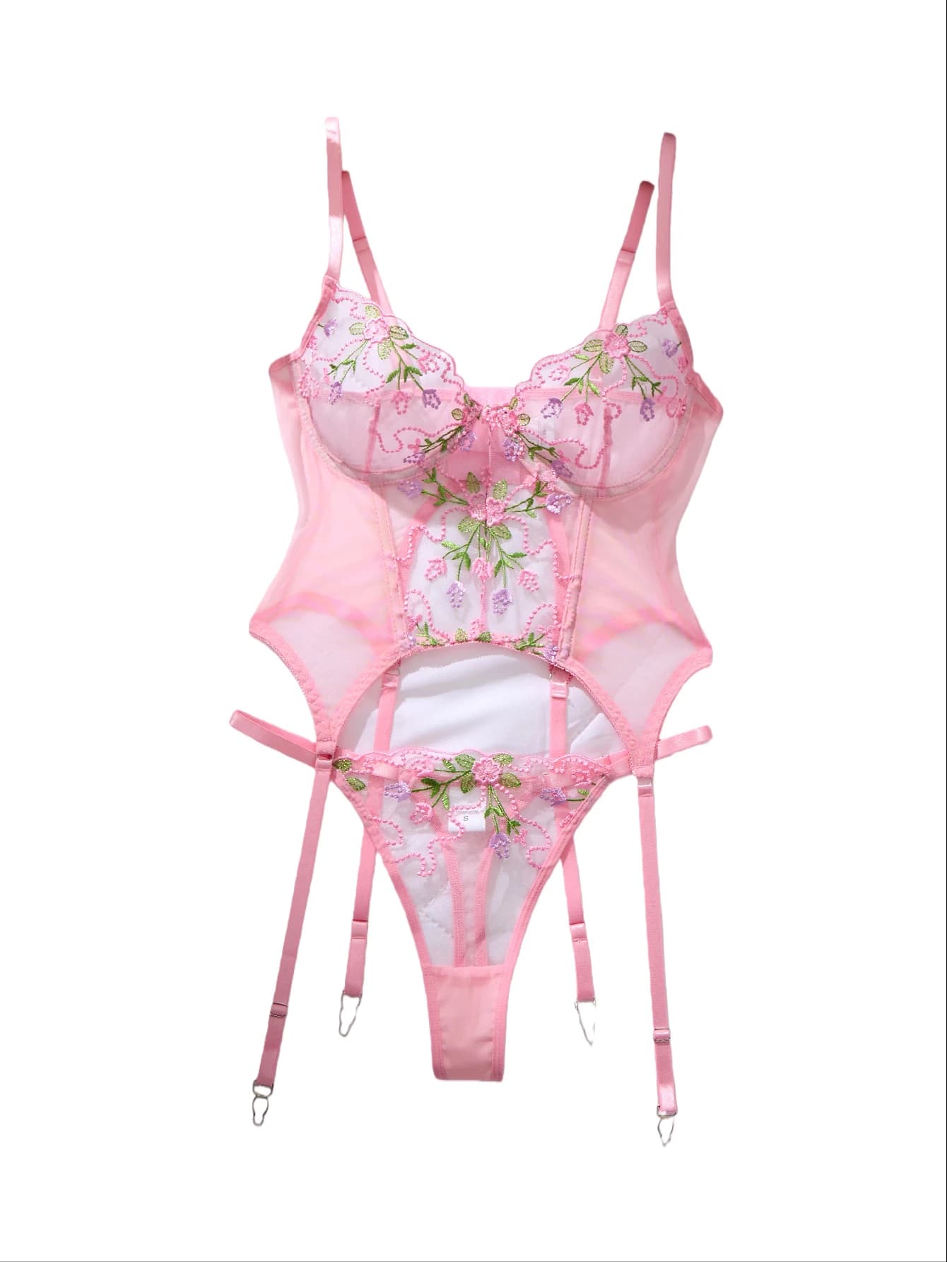 Set Intimo in Pizzo da Donna 2026: Reggiseno con Anello in Acciaio e Perizoma