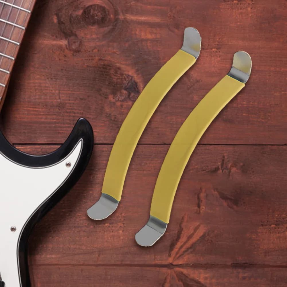 2Pcs Guitar String Splitter Rubber Coated Guitar String Spreader Portable Guitar Luthier Tool for Guitar Bass Ukulele