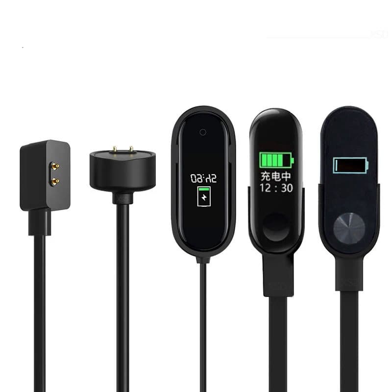 Caricatore magnetico per Xiaomi Mi Band 2 3 4 5, cavo di ricarica USB per Redmi Watch 2, cavo di ricarica per braccialetti intelligenti