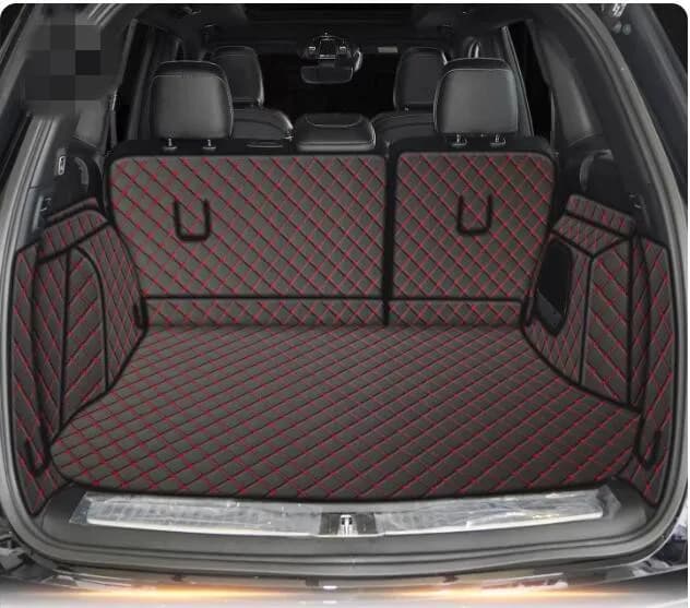 Tappetini speciali personalizzati per bagagliaio auto per Jeep Grand Cherokee WL 2026-2022 5 posti, tappeti impermeabili per bagagliaio, rivestimento per bagagliaio, copertura per bagagli