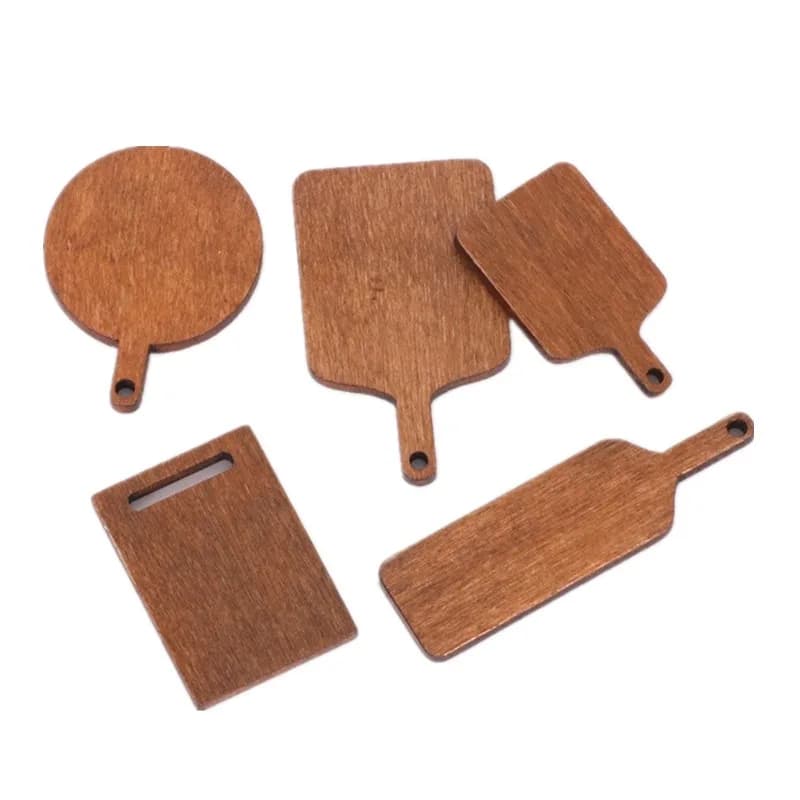 10 pcs wooden doll house miniature cutter model for miniature cutter set Mini cutter Mini household supplies